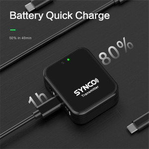 میکروفون یقه ای بی سیم سینکو مدل G1L رابط Lightning